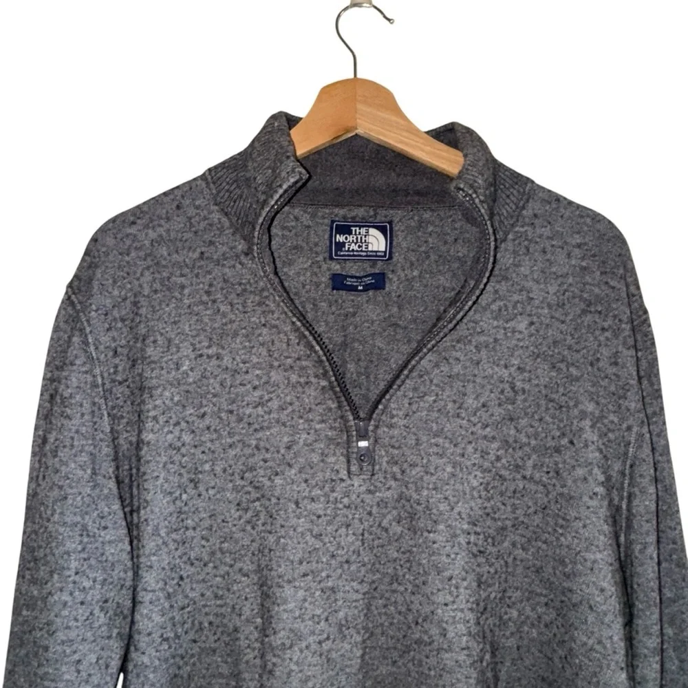 The North Face Mt. Tam 1/4 Zip Sweater Men's Pullover Wool Blend